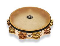 Latin Percussion Pro 10in Double Row Tambourine with Head
