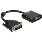 Delock 65658 DVI / VGA Adapter Zwart