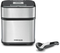 Rommelsbacher IM 12 ijsmachine - Zwart/RVS - 1.5L - LCD Scherm - Timer
