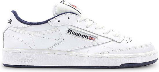 Reebok CLUB C 85 - Heren Sneakers - Wit/Navy - Maat 42.5