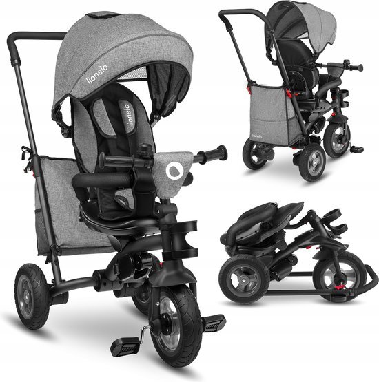 Lionelo Driewieler - Tricycle 2 in 1 Tris - Stone Grey