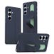 Samsung Coque hybride Smart Galaxy S25/S24 avec poignée debout - Saphir
