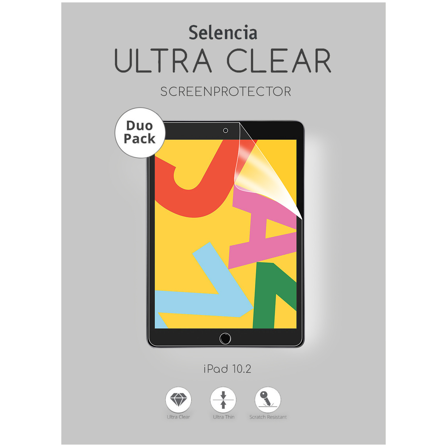 Selencia Duo Pack Screenprotector voor de iPad 10.2