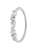 Lucardi Dames Zilveren ring zirkonia