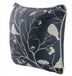 DARYMEX GROUP Housse de coussin décoratif 43x43cm Velours noir avec passepoil