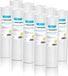 Wessper 10 stuks filtres à sédiments pour eau, 10 pouces, adaptés à l'osmose inverse, aux conduites d'eau et à la filtration des particules – 5 microns
