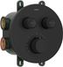 Sapho Smart Select - Thermostatische douchekraan, voor 2 functies, met inbouwdeel, mat zwart RP032B