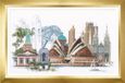 Thea Gouverneur Borduurpakket Sydney 480 DMC Linnen 79x50cm