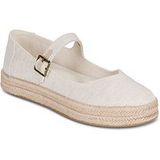 TOMS Carolina Mary Jane Espadrilles voor dames, wit textiel