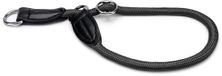 Hondenhalsband lionto Hondenhalsband, nylon slipband met stopring Ø 1 cm zwart 45 cm