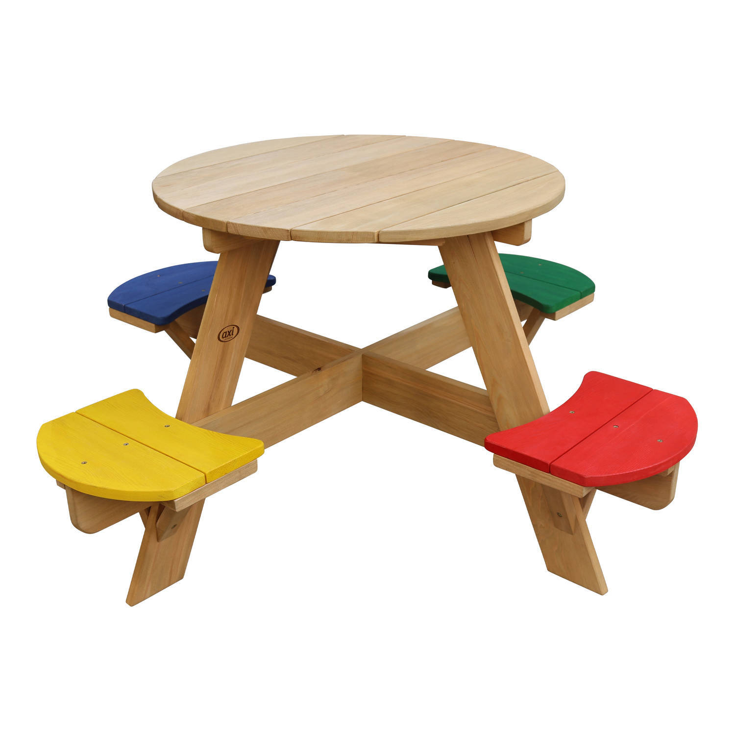 AXI UFO Picknicktafel Rond Regenboog