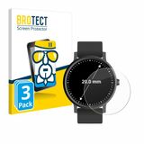BROTECT Screenprotector 3 Stuks voor Horloges (Rond, ø: 20 mm) Beschermglas Transparant