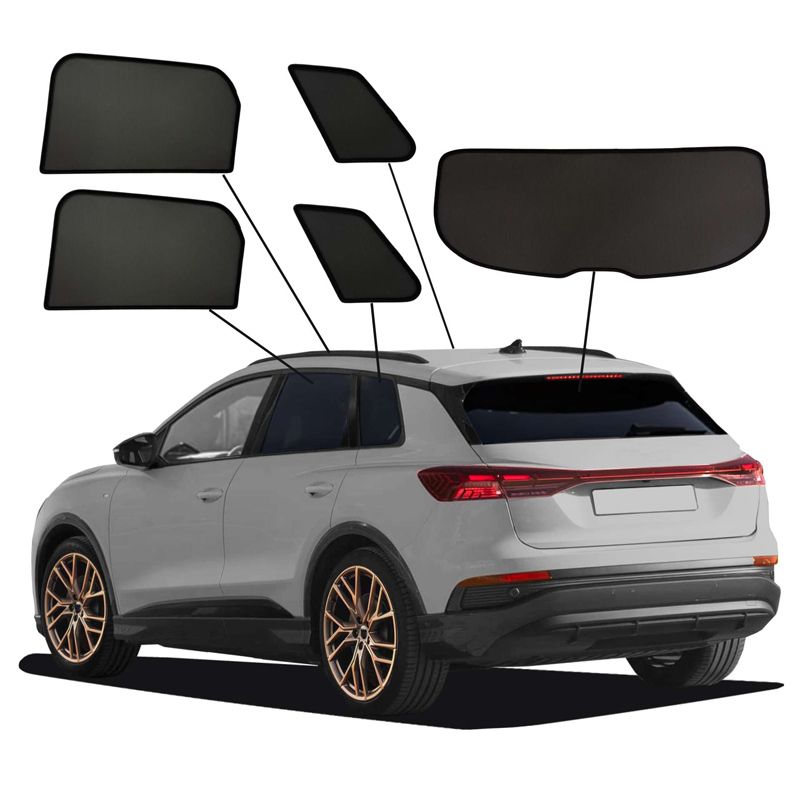 SunClip Zicht- & Zonwering passend voor Audi Q4 (F4B) E-Tron 2021-