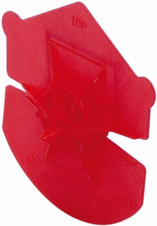 GB FisProfi Spouwankerclip Isolatieplug Tarpaulin Kunststof 0 mm 4.5 mm Rood 60 stuk(s)