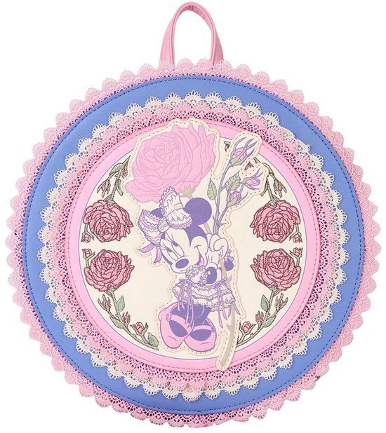 Loungefly Disney Minnie Floral and Lace Mini Backpack