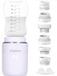 Lovinoo Flessenwarmer Onderweg - Draagbare Draadloze Baby Flessenwarmer - Flesverwarmer - 4 Temperatuurniveaus - USB Oplaadbaar - Incl. 6 Adapters - 13.200 mAh - Wit