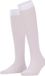 FALKE Dot gedessineerd materiaal transparant 15 DEN kniekousen dames wit - maat 39-42