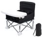 StarTech Baby hoogstoel - Opvouwbare reisstoel - Afneembaar tafelblad - Draagzak - Lichtgewicht - Veiligheidsgordel - Geschikt voor binnen en buiten - 7–12 maanden - Zwart