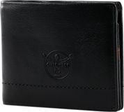 CHIEMSEE Leren Portemonnee Leather Wallet Black / Brown Zwart
