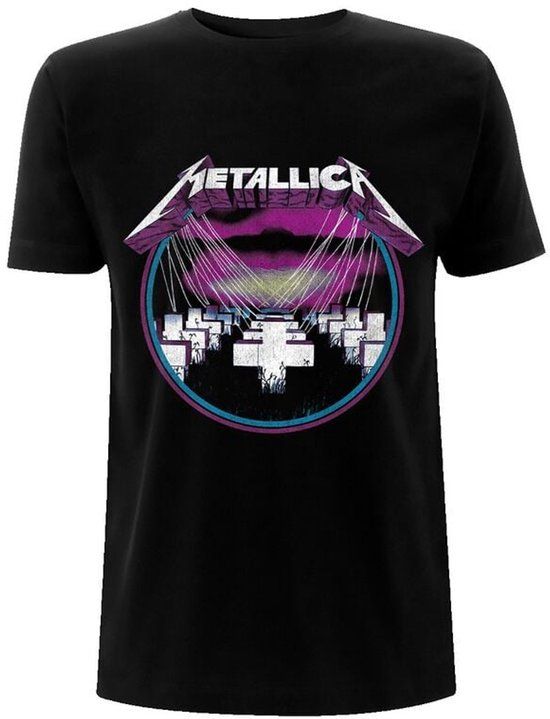 Metallica Master Of Puppets Circle Heren T-shirt - zwart - M