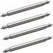 Eichmüller 4 pièces 20mm acier inoxydable de qualité supérieure ressorts-barres 1,78mm Ø pour montres bracelets