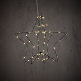 Overige merken Edelman LED Ster Hangend 32x30 cm Zwart