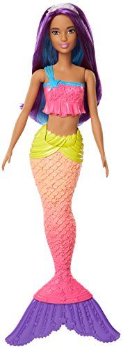 Barbie Dreamtopia Regenboog-zeemeermin - Paars Haar - FJC90