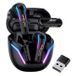 Onikuma Casque de jeu sans fil T27 à faible latence - Noir