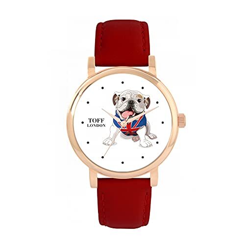 Toff London Engelse Bulldog Hondenhorloge