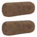vidaXL Kussensloop 2 stuks Lichtbruin Katoensatijn 15 x 40 cm