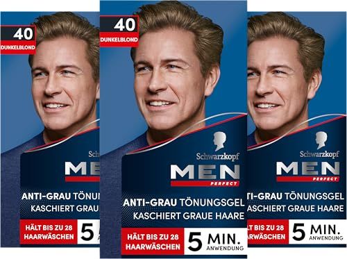 Schwarzkopf Men Perfect Anti-grijze kleurgel 40 donkerblond