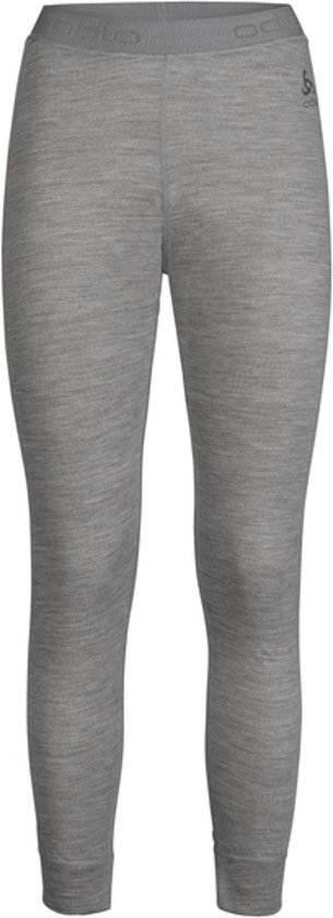 ODLO Suw Bottom Pant Natural 100% Merino Warm Dames Sportonderbroek - Grey Melange - Maat L