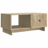 vidaXL Salontafel Sonoma Eiken 90 x 50 x 40 cm Bewerkt hout