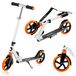 Trottinette enfant pliable réglable 82 à 98 cm aluminium noir