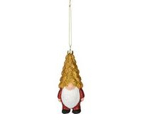 Home & Styling Home and Styling kersthanger gnome - kunststof - 12,5 cm