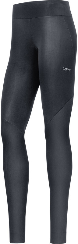 Gore Wear R3 Partial Gore Windstopper Lange hardloopbroek Dames zwart EU 38 2019 Trainingsbroeken