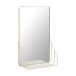 Scandi Living Miroir Nod avec étagère 30x50 cm Beige