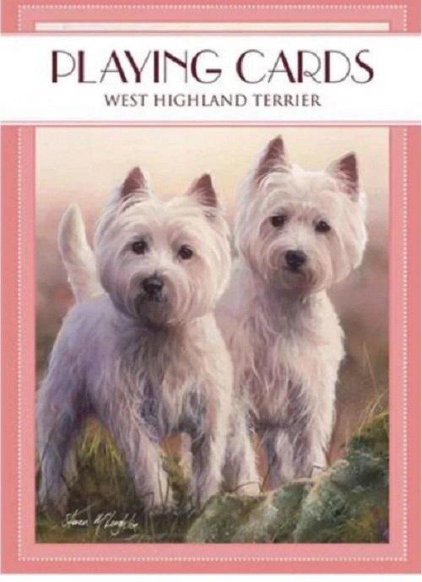 Otter House West Highland Terrier Speelkaarten Set | Westie | 5017680008788