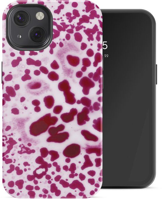 Selencia Hoesje - Geschikt voor Apple iPhone 13 - Backcover - Cosmic Orchid