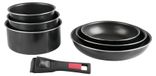 Set de cuisine 6 pièces avec poignée amovible diamètre 16-28 cm