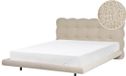 Beliani SOULISSE - Bed - Beige - 160 x 200 cm - Bouclé