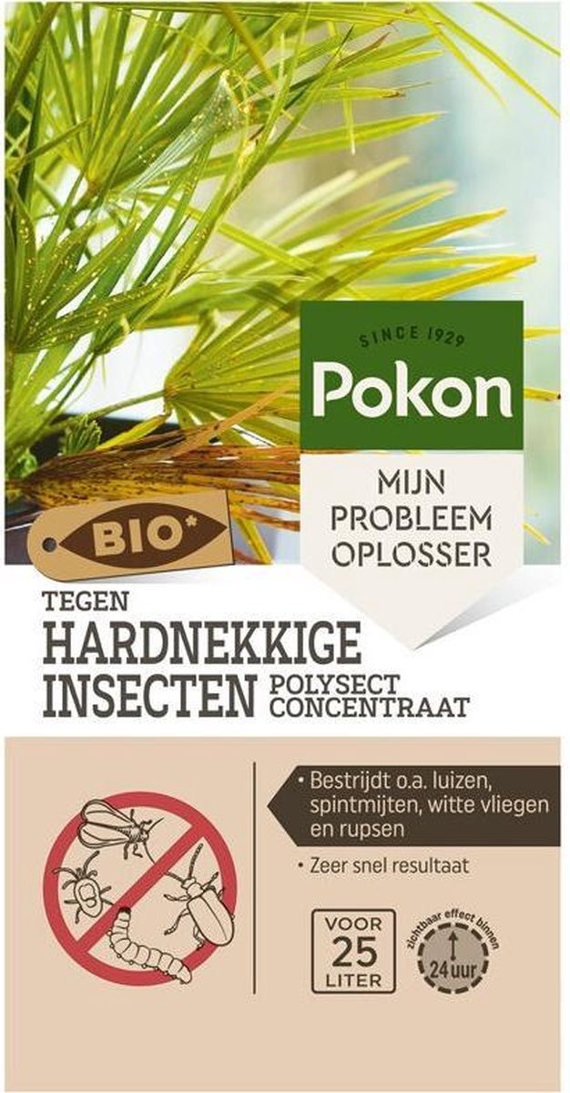 Pokon Bio Tegen Hardnekkige Insecten Concentraat - 125ml - Voor 25L groen