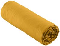 Douceur d'intérieur Percale hoeslaken 90x190 cm geel