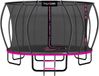 THUNDER® Grote Tuintrampoline 488 cm met Veiligheidsnet en Ladder – Ronde Outdoor Trampoline voor Kinderen en Volwassenen – Max 150 kg – Complete Set Roze