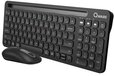 Qware Office - Design - Draadloos Toetsenbord - Bluetooth - 2.4 GHz - Qwerty - Zwart