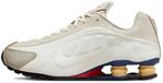 Nike Shox R4 PRM 'Design By Korea' Unisexe Adultes Cuir Crème/Jaune Pointure 42.5