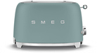 Smeg TSF01EGMEU Broodrooster - Groen - 2 Sneden