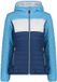 CMP Damesjack met capuchon, Polyester, Lange mouw, Ritszakken, Blauw, Maat L