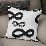 Bonamaison Decoratieve kussenhoes willekeurig patroon, gooien kussenhoezen, home decoratieve kussenslopen voor woonkamer, bank, slaapkamer, grootte: 43x43 cm - ontworpen en vervaardigd in Turkije