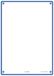 Oxford Marineblauw A5 Bristolkaarten 50 stuks